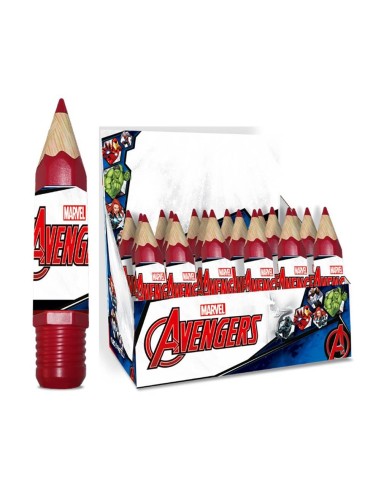 Matitone con 6 matite colorate - Avengers