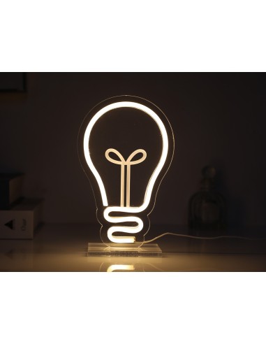 Lampada Insegna LED "Lampadina" Cm. 12x5x20