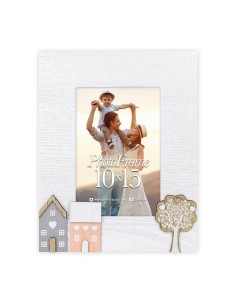 Portafoto in legno «Home» Cm. 17x22 – Foto Cm. 10x15