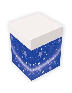 Box surprise Cm.60x60x60 – Stelle blu