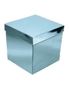 Box surprise Cm.60x60x60 metallizzata – Azzurro