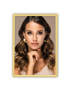 Portafoto in metallo «Gold» Cm. 13,1x18,2 – Foto Cm. 13x18