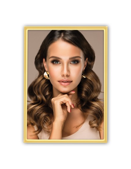 Portafoto in metallo «Gold» Cm. 13,1x18,2 – Foto Cm. 13x18