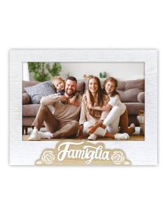 Portafoto in legno «Famiglia» Cm. 35x28 – Foto Cm. 20x30