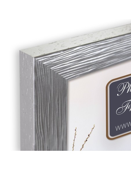 Portafoto in legno «Silver» Cm. 15,6x20,8 – Foto Cm. 13x18