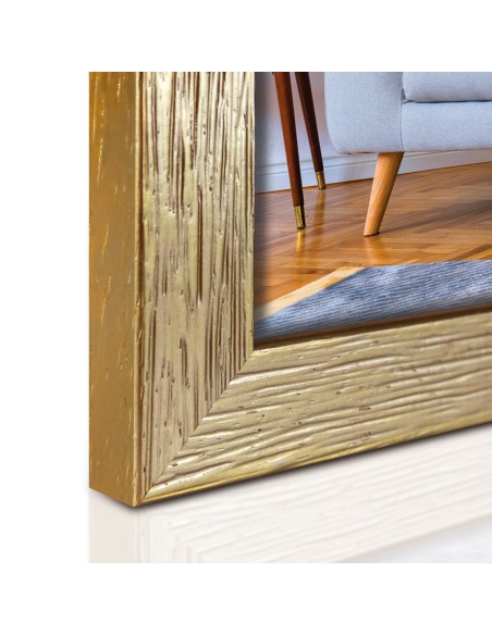 Portafoto in legno «Gold» Cm. 15,6x20,8 – Foto Cm. 13x18