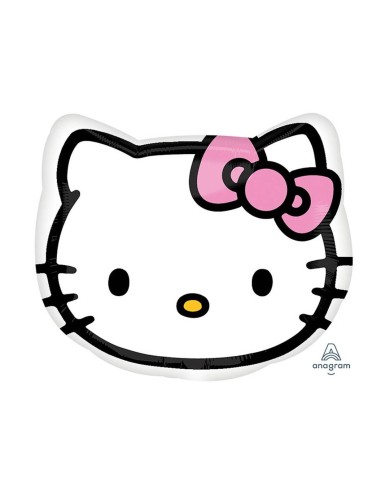 Palloncino mylar 15’’ sagomato Hello Kitty