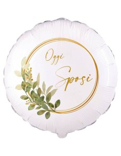 Palloncino mylar 18’’ Cm. 45 – Oggi Sposi