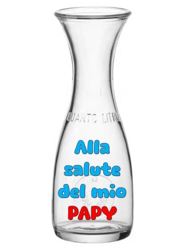 Quartino vetro 250 ML "Papà" in scatola regalo