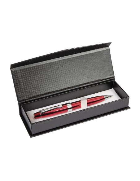 Scatola box nera portapenna con cuscinetto Cm. 18x6x2,5 - Penna non compresa