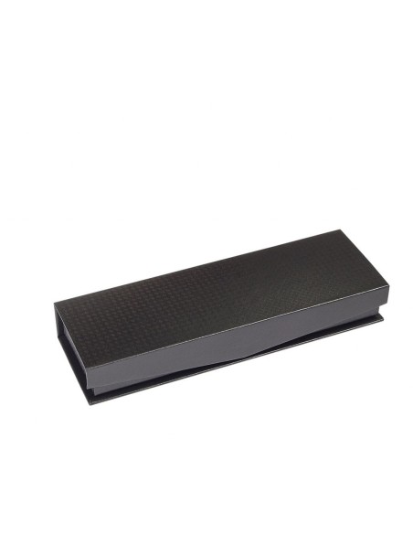Scatola box nera portapenna con cuscinetto Cm. 18x6x2,5 - Penna non compresa