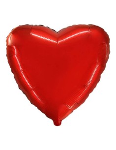 Palloncino mylar minishape 9" - Cuore rosso - Blister 5 pezzi