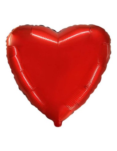 Palloncino mylar minishape 9" - Cuore rosso - Blister 5 pezzi