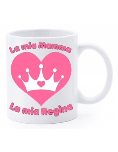 Tazza mug ceramica "La mia Mamma La mia Regina" in scatola regalo