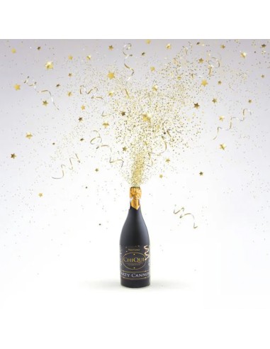 Cannone sparacoriandoli Bottiglia spumante Cm. 10x10x33