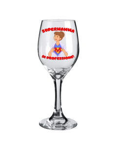 Calice vino vetro "Mamma" in scatola regalo - Modelli assortiti 2