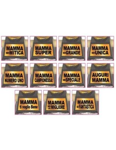 Mini coppa resina Cm. 9 con pergamena "Mamma" - Modelli assortiti 2