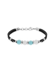Bracciale in acciaio 316L e cordino SS Lazio