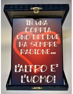 Targa con cofanetto...