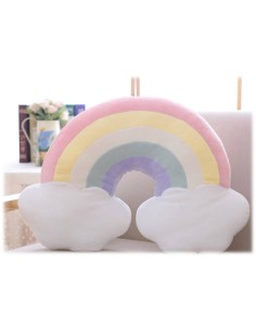 Peluche cuscino ultrasoft "Arcobaleno" Cm. 48x31