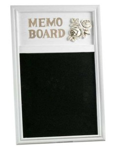 Lavagna in legno con fiori Cm. 30x50