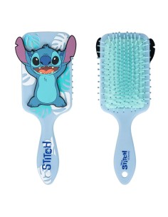 Spazzola per capelli rettangolare Cm. 23x9 Stitch in scatola regalo 2