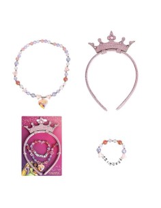 Kit bigiotteria e cerchietto con orecchie - Principesse