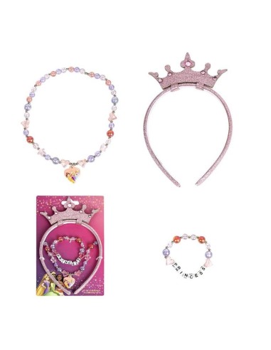 Kit bigiotteria e cerchietto con orecchie - Principesse