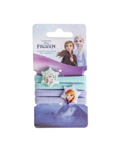 Blister 4 fermacapelli elastici – Frozen
