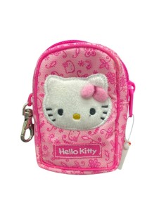Portatutto Pochette C/Moschettone Rosa Hello Kitty