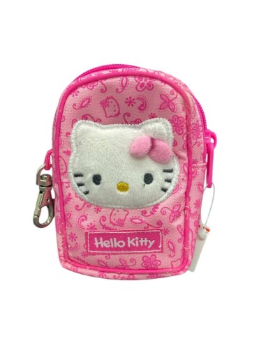 Portatutto Pochette C/Moschettone Rosa Hello Kitty