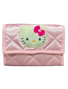 Portafoglio Tessuto Hello Kitty Satin Rosa