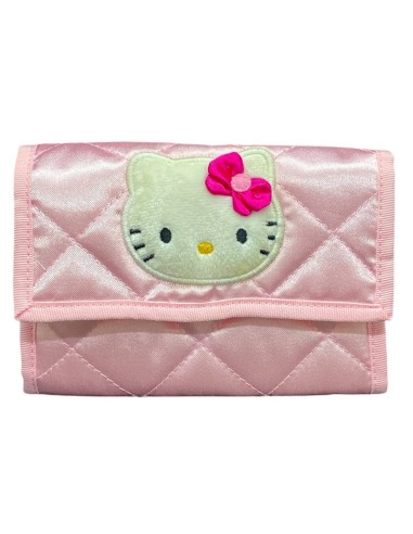 Portafoglio Tessuto Hello Kitty Satin Rosa