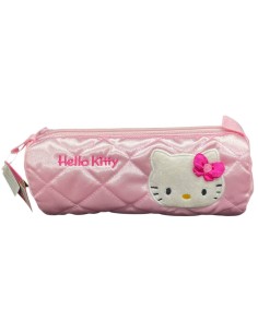 Astuccio Cilindro Hello Kitty Satin Rosa