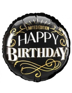 Palloncino mylar 18" Cm. 45 Fronte/Retro - Limited edition Happy Birthday
