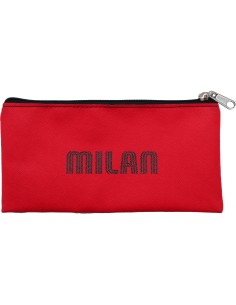 Astuccio bustina piatta pochette in tessuto AC Milan