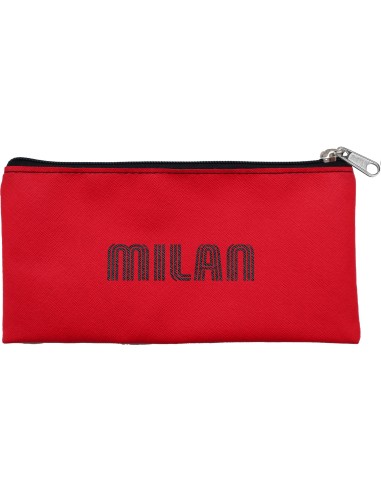 Astuccio bustina piatta pochette in tessuto AC Milan