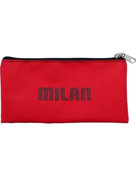 Astuccio bustina piatta pochette in tessuto AC Milan