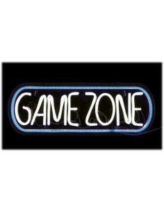 Lampada insegna neon led "GAME ZONE" Cm. 43x15