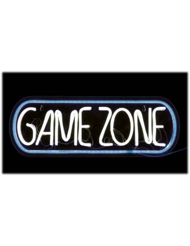 Lampada insegna neon led "GAME ZONE" Cm. 43x15