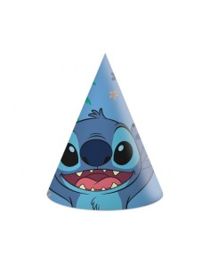 Cappellino party cono Stitch - Blister 6 pezzi
