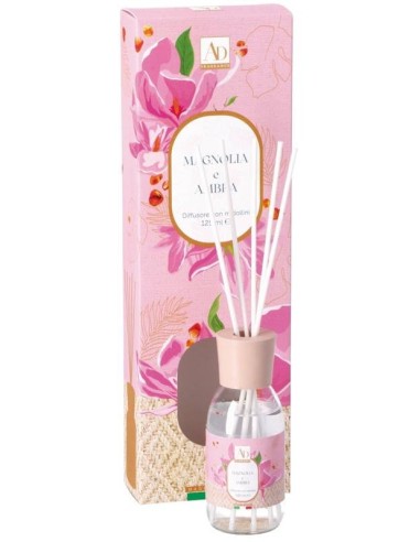 Diffusore essenze con midollini 125 ML - Magnolia e Ambra