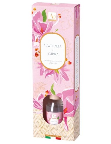 Diffusore essenze con midollini 125 ML - Magnolia e Ambra