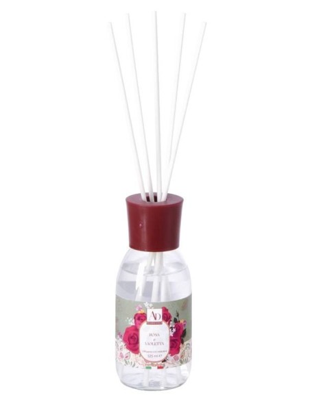 Diffusore essenze con midollini 125 ML - Rosa e Violetta