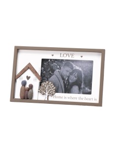Portafoto in mdf Casetta Cm. 25x15 - Soggetti assortiti