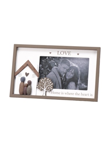 Portafoto in mdf Casetta Cm. 25x15 - Soggetti assortiti
