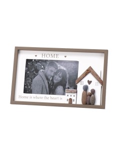 Portafoto in mdf Casetta Cm. 25x15 - Soggetti assortiti 2