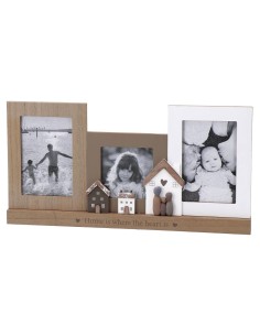 Portafoto in mdf multifoto 3 foto Cm. 42x22