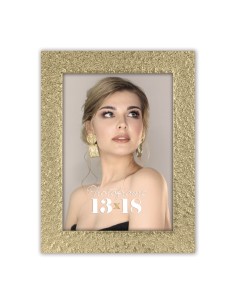 Portafoto in plastica Cm. 17x22 "Gold" - Foto Cm. 13x18