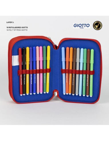 Astuccio completo deluxe 3 zip Giotto - Spiderman